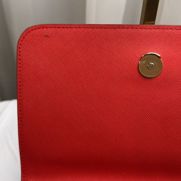 Tory Burch Red Leather Shoulder or Crossbody Bag - Picture 8 of 8